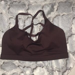 Maroon Nike Indy JDI Sports Bra